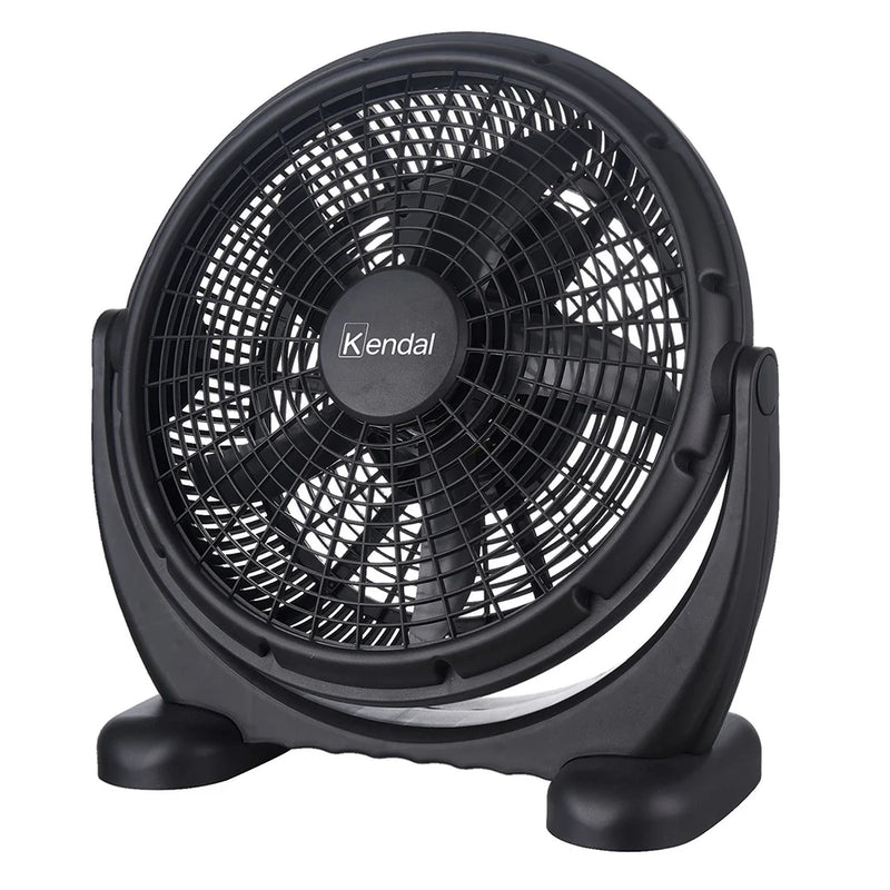 KENDAL - Ventilador de Piso Box 16 Pulgadas Negro Potencia 45W 3 Velocidades