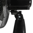 KENDAL - Ventilador Sobremesa Negro 12 Pulgadas, Silencioso, 2 Velocidades, Motor De Cobre, Potencia 30w, Ideal Para Mesa Y Escritorios