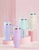 Halten Pack x4 Big Mug 1200 ml – Acero Inoxidable Doble Pared al Vacío Multicolor