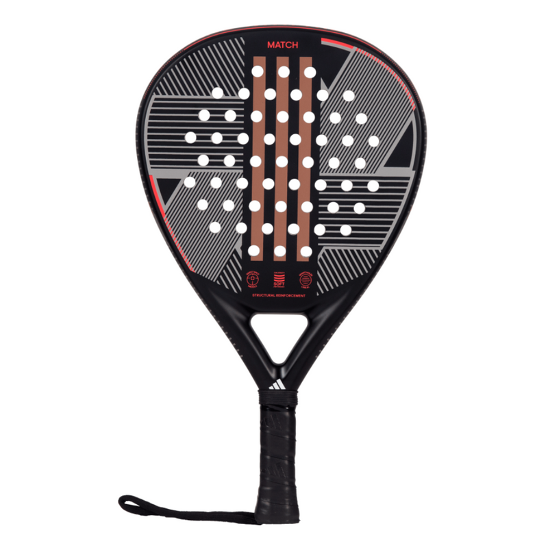 Adidas - Paleta de Padel Adidas Match 3.3 Black/Red