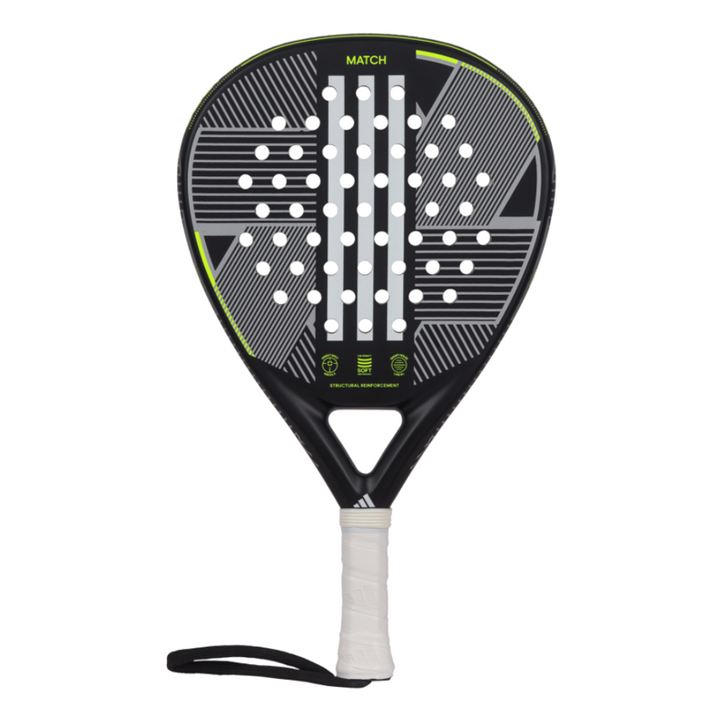 Adidas - Paleta de Padel Adidas Match 3.3 Black/Lime