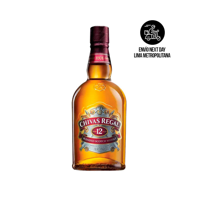 Chivas Regal - Whisky 12 años botella 700ml
