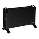 Kendal - Estufa Panel convector Negra KCE-DL06