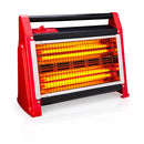 Kendal - Estufa Calefactor de Cuarzo 4 tubos Potencia 1600W Cobertura 20m2