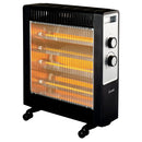 Kendal - Estufa Eléctrica Fibra de Carbono 4 tubos Potencia 2200W Cobertura 30m2