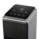 Kendal - Estufa eléctrica Panel Digital Potencia 2000w Cobertura 20m2 Efecto Flama