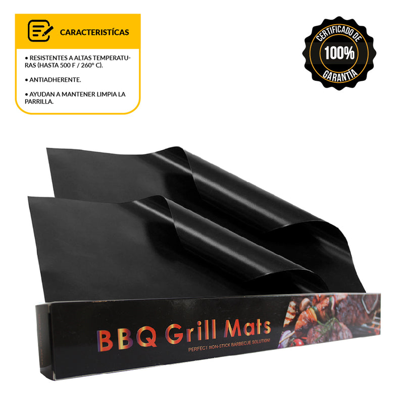 Mr Grill - BBQ Grill Mat | Láminas Protectoras Antiadherentes