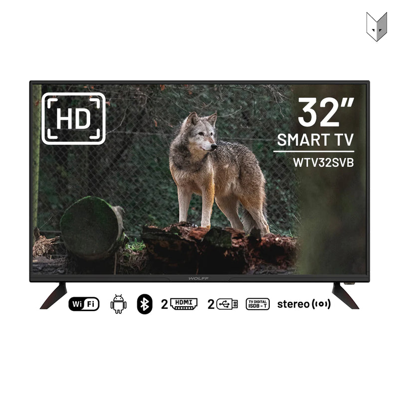 Wolff - Smart TV 32'' HD Android 11.0 Wifi Bluetooth WTV32SVB