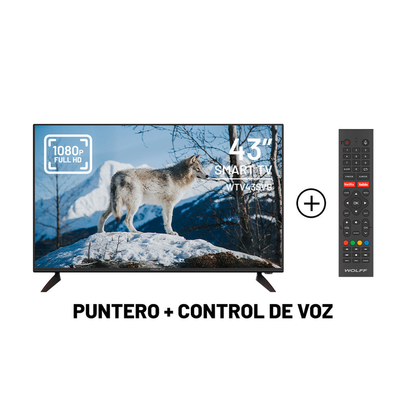 Wolff - Combo 2 Smart TV 43'' Full HD WTV43SVB