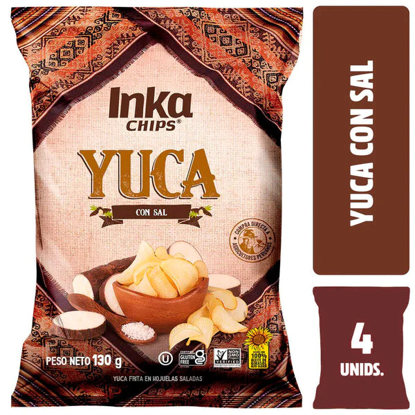 Inka Chips de Vegetales Yuca  - 4 und x 130 gr