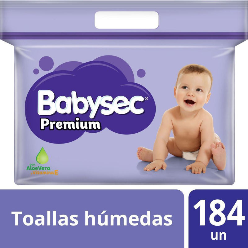 Babysec - Toallas Húmedas - Premium 184 un