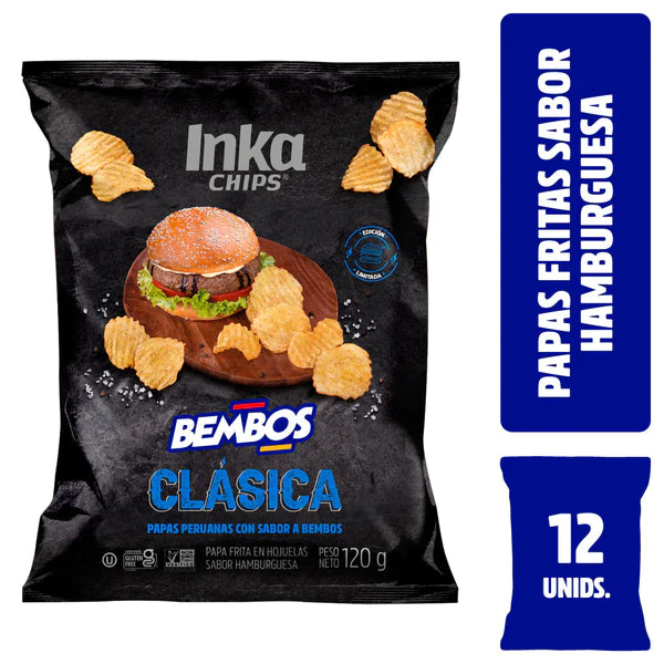 Inka Chips de Bembos Clásica  - 12 und x 120 gr.