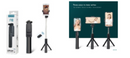Selfie Stick Trípode Bluetooth F10 - Negro