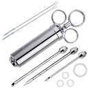 Mr. Grill - Inyector BBQ - Jeringa de Acero Inoxidable