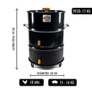 Meat Master - Cilindro Ahumador Black Grande