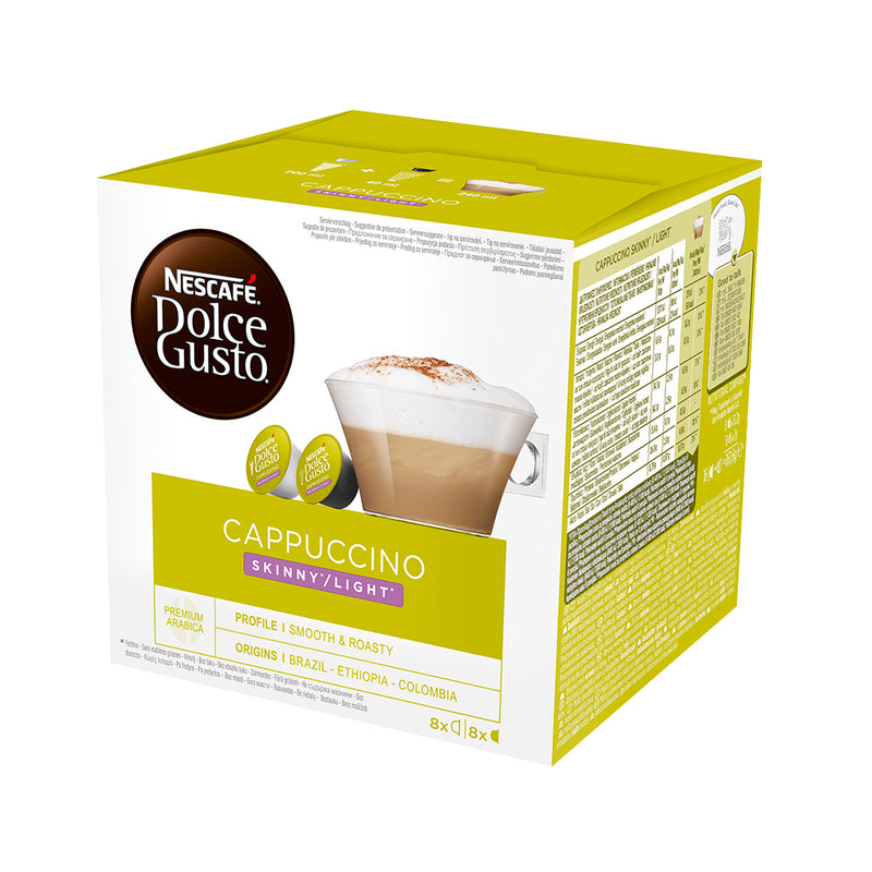 Nescafe Dolce Gusto - Capsulas de café Cappuccino Skinny - 16 u.