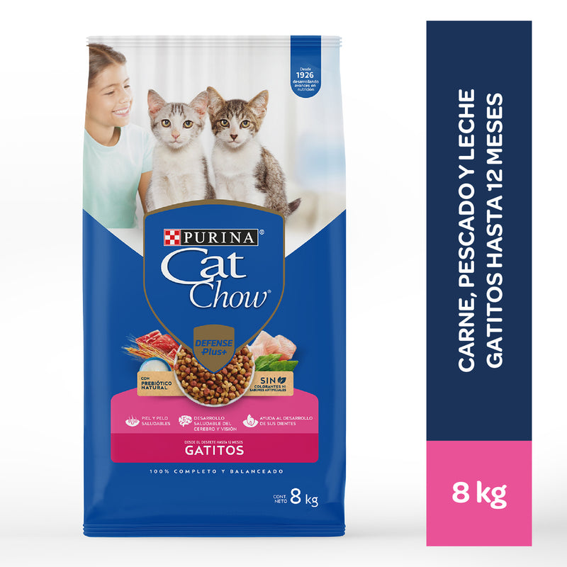 Purina - Alimento para Gatos Cat Chow Gatitos - 8 kg.