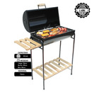 Mr. Grill - Parrilla Grill Cilíndrica con Tapa - Mediana